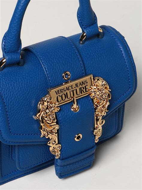 versace jeans blue purse